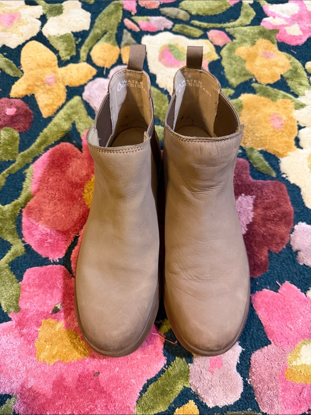 Vionic Tan Chelsea Ankle Boots